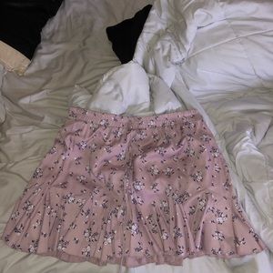 Showpo Pass The Message On Skirt In Blush Floral